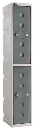 2-Door-Water-Resistant-Plastic-Locker 2-Door-Water-Resistant-Plastic-Locker