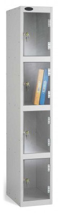 Probe 4 Door Polycarbonate Retail Security Locker