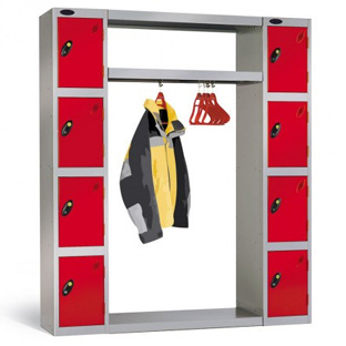 Locker-Bridging-Unit-Hanging-Rail-and-Shelf Probe Locker Bridging Unit with hanging rail