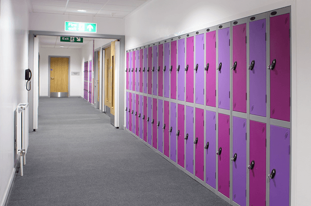 Steel Lockers Installed at XXXX Steel Lockers Installed at XXXX