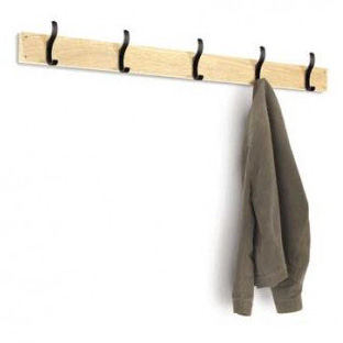 Probe Cloakroom Coat Hook Wall Strip