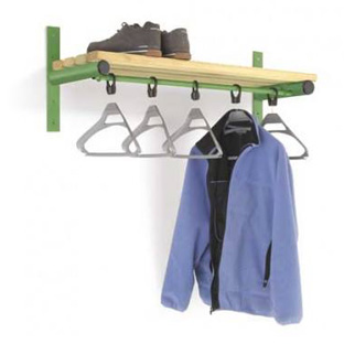 Probe Cloakroom Coat Hanging Wall Unit