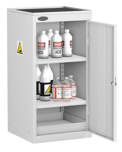 Acid-Cabinet-Small+Tray-B Probe small Acid Substance cabinet