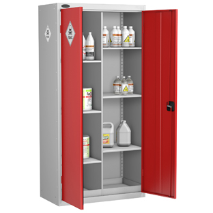 Toxic-Cabinet-Stand-8 Probe High 8 Compartment Toxic Substance Cabinet