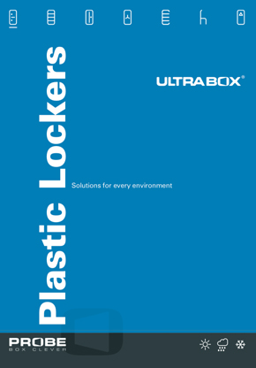 Probe Ultrabox Plastic Lockers brochure
