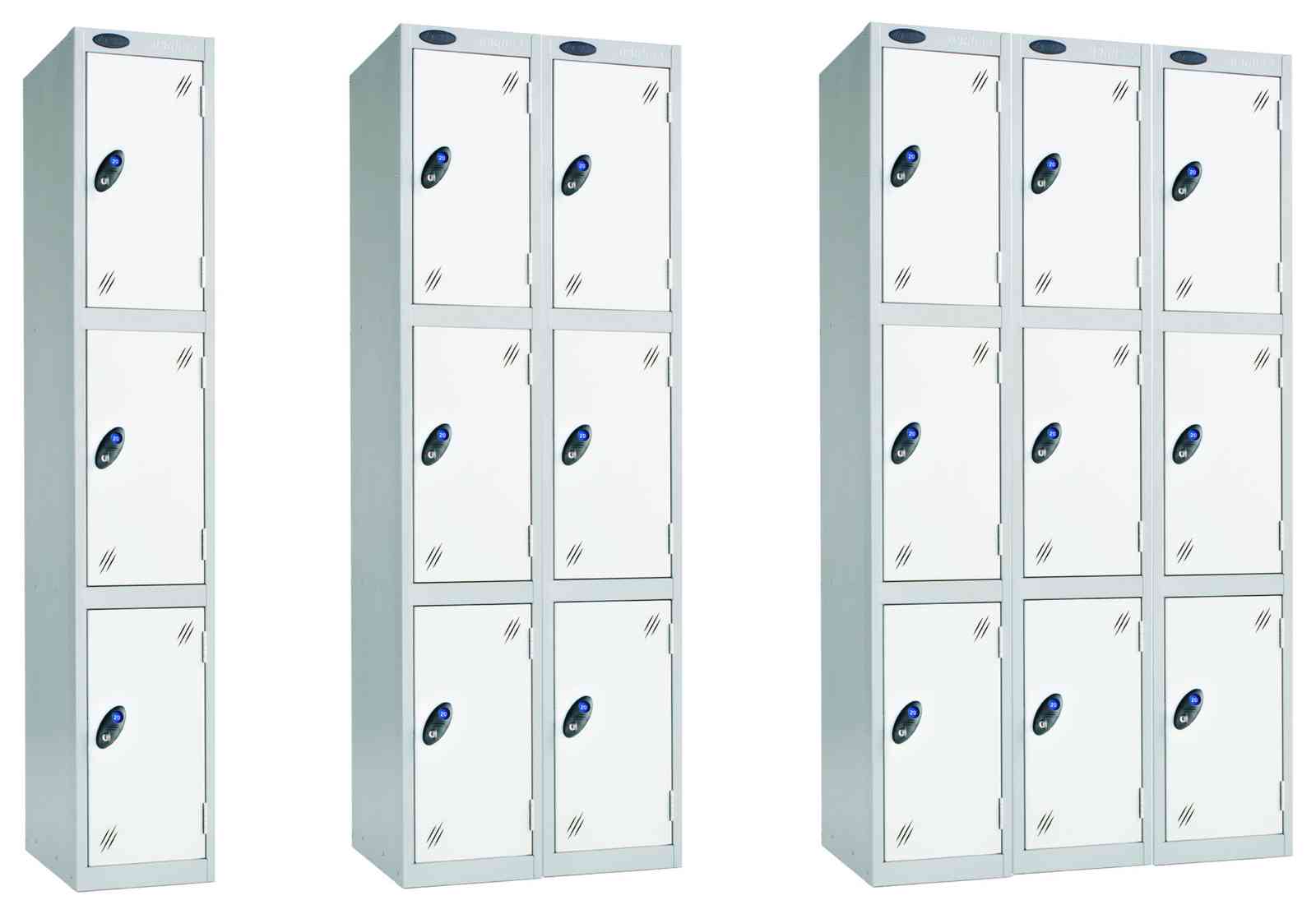 3 Door Lockers - Nests of 1.2 and 3