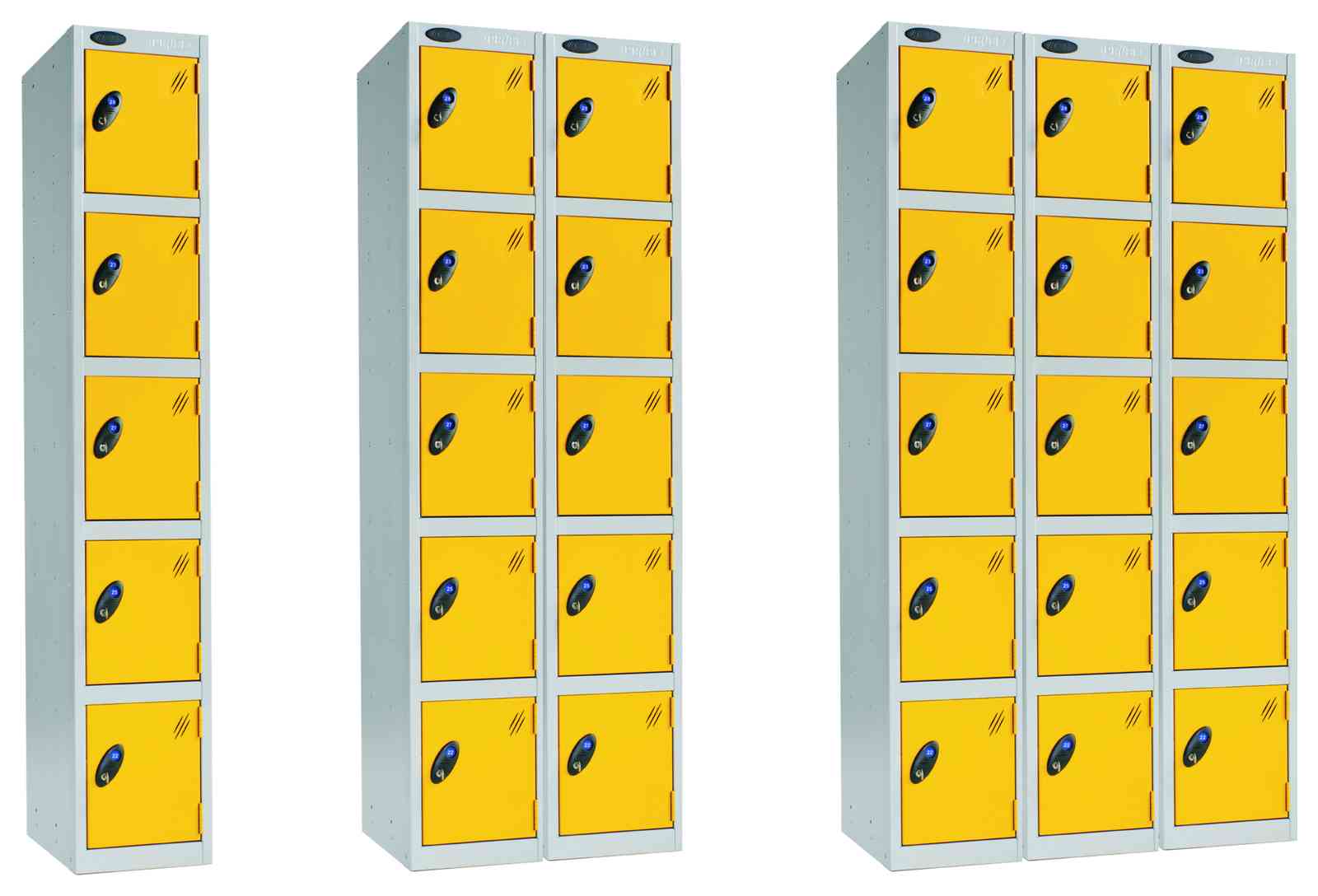 6 Door Lockers - Nests of 1.2 and 3